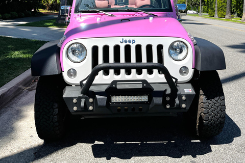 Beverly Hills: Rodeo Drive Open Roze Jeep PrivétourBeverly Hills Rodeo Drive op een open Pink Jeep privétour