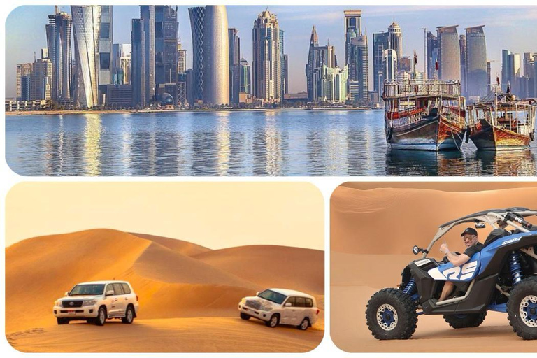Doha: Combo City Tour and Desert Safari with Camel Ride