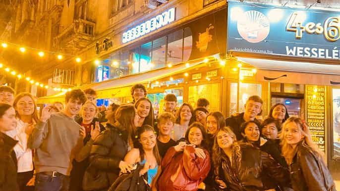 Budapest: Guided Crawl to Ruin Bars with Games and 6 Shots