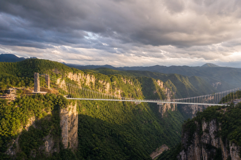 Zhangjiajie: Grand Canyon & Glass Bridge E-Ticket Options English Guide Service Only