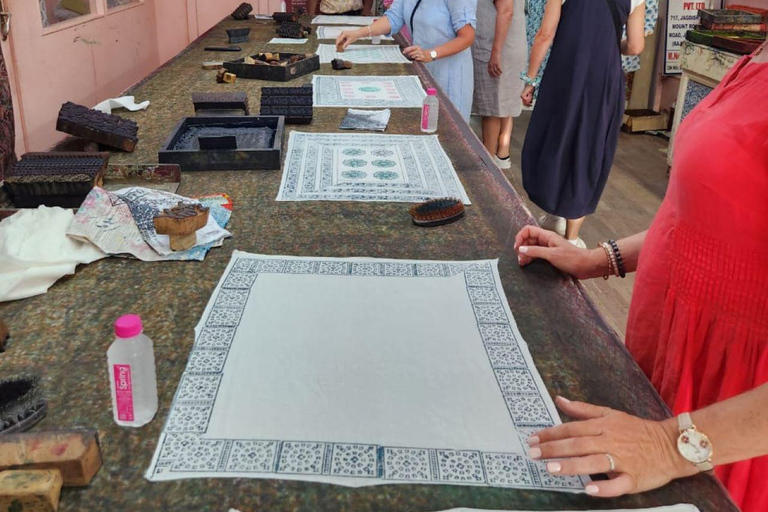 Jaipur: Block Printing Workshop In the Heart of City Center