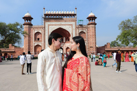 Agra: Marble Inlay Workshop, Food Walk, & Taj View