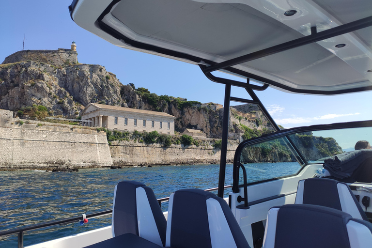 Shore Excursion-3 hours Private Yacht Cruise to Corfu IslandYacht Hopping - From Cruise Ship to Private Yacht Experience