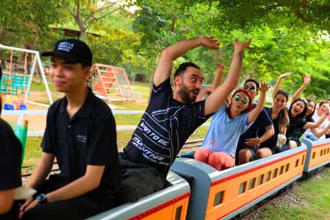 Chiang Mai Zipline, High Rope, Train & Farm Adventure - Image 3