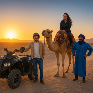 Marrakech: Agafay Desert, Quad Bike, Camel Ride, Dinner Show