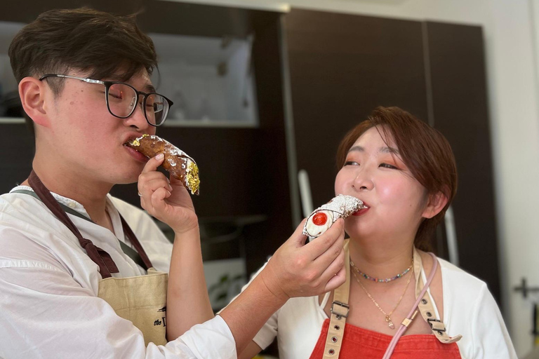 Visita al mercado y clase de cocina del chef Riccardo de Cataniaopción estándar