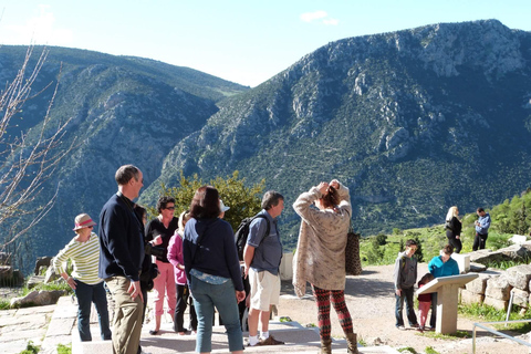 From Athens: Temple of Apollo and Oracle Delphi Day Trip English with Lunch