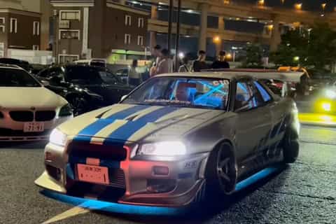Tokyo : Visite du rassemblement automobile Daikoku avec prise en charge à l'hôtel