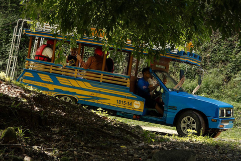 From Khao Lak: ATV & Rafting with Waterfall and Temple Visit From Khao Lak: Rafting 9 km. + ATV + Waterfall + Temple