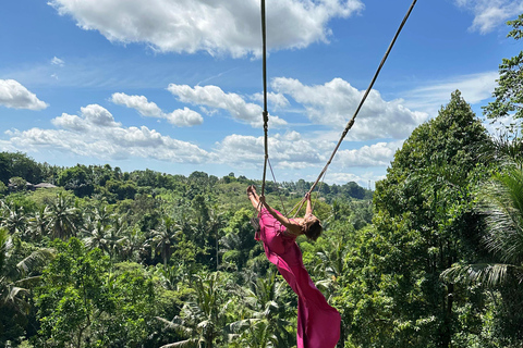 Bali Nature Swing & Relaxing Koi Garden Boat with Lunch