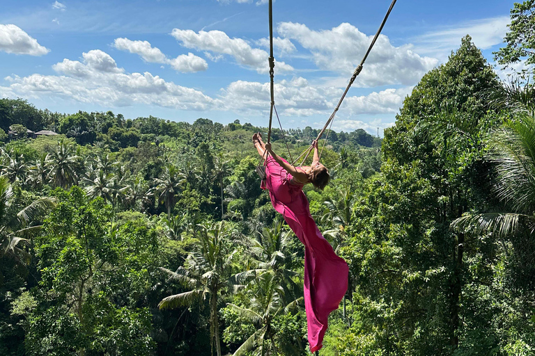 Bali Nature Swing & Relaxing Koi Garden Boat with Lunch