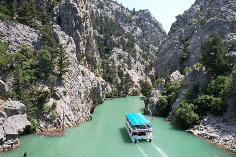 Alanya: Green Canyon Boat Tour with Lunch & Hotel Transfer