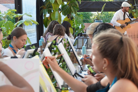 Lisbon: Wine & Paint Experience