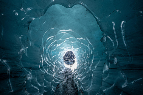 From Vík: Fly your Drone in Katla Ice Cave Super Jeep Tour