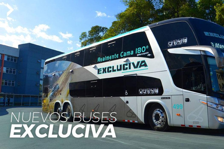 Exclusive Bus Direct: Cuzco till Puerto Maldonado 180° och 160°.