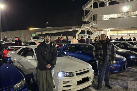 【R34】Tokyo：Private Daikoku tour in Modified R34 Midnight Umihotaru Tour