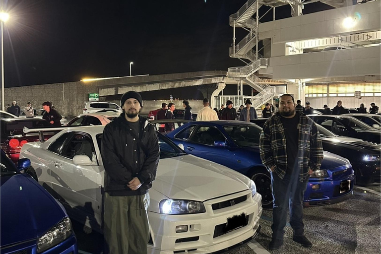 【R34】Tokyo：Private Daikoku tour in Modified R34 Midnight Umihotaru Tour