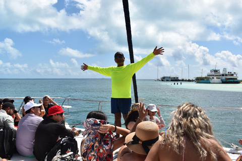 Isla Mujeres: Catamaran Tour Only Adults, Open Bar & Snorkel Tour from Playa del Carmen