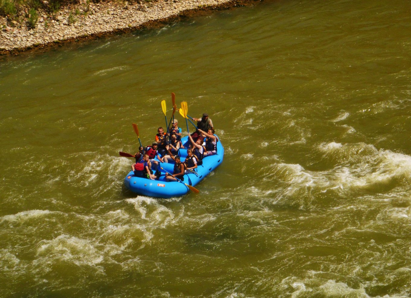 Fra Moab: Guidet raftingtur i Colorado River