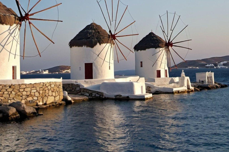 Mykonos-tur i liten grupp för passagerare på guidad kryssning (upphämtning i hamn)