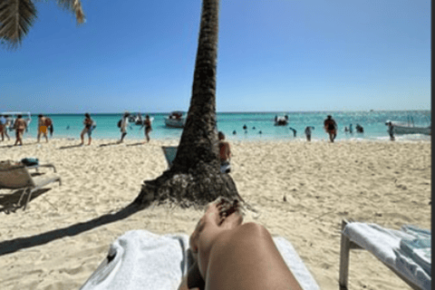 From Punta Cana: Saona Island Boat Trip with Buffet