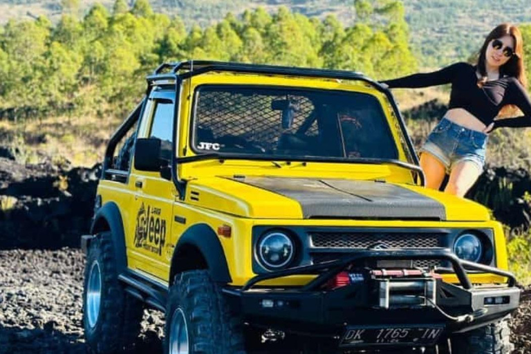 Kintamani: Jeep Sunrise Trekking with Hot Spring Kintamani 4WD Sunrise Tour with Natural Hot Spring Bath With Shuttle