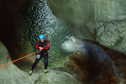 Bauges Massif: Canyoning at the Devil's Bridge