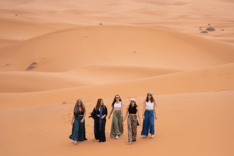 From Fez: Merzouga Desert 2-Day Trip with Desert Camp TentLuxury Desert Camp