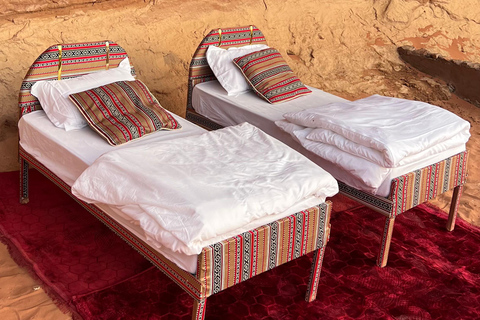 Wadi Rum: Private Luxury Cave Stay, Sunset Tour & Dinner