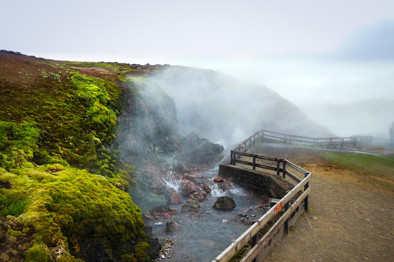 Reykjavik: Silver Circle + Ice Tunnel, Baths, or Lava Cave Lava Tunnel
