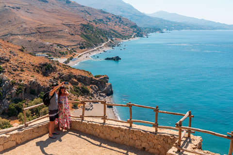 Heraklion: Kourtaliotiko Gorge, Preveli Beach Tour & Kalypso
