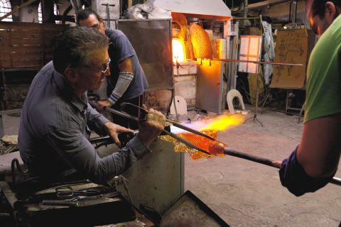 Murano: Glass Blowing Demonstration and Artistic Glass Gift