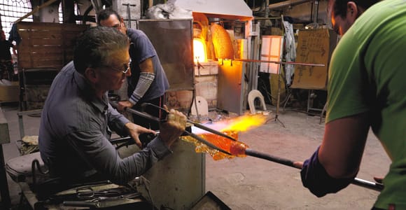 Murano: Glass Blowing Demonstration and Artistic Glass Gift