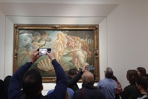 Florencia: visita guiada y ticket sin colas Galería UffiziTour en grupo en inglés - 15:30