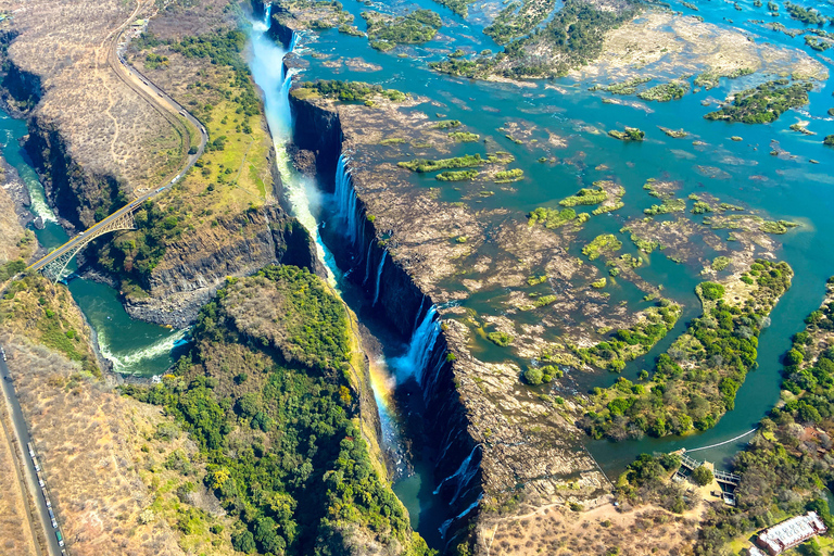 Victoria Falls: Helicopter Flight, Falls Tour, Sunset Cruise