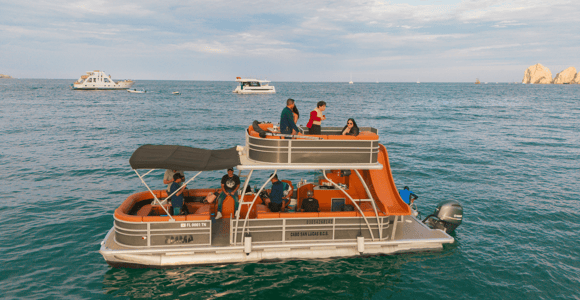 Cabo San Lucas Private 2-Deck Yacht with Drinks