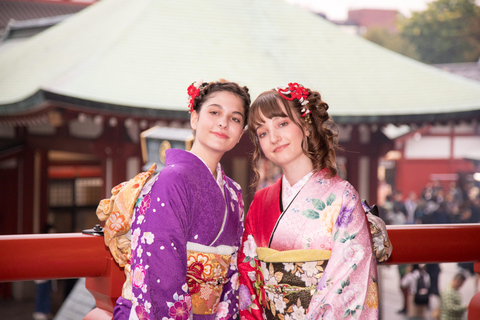 Traditionelles Kimono-Verleih-Erlebnis in TokioTokio: Kimono-Verleih für 1 Tag