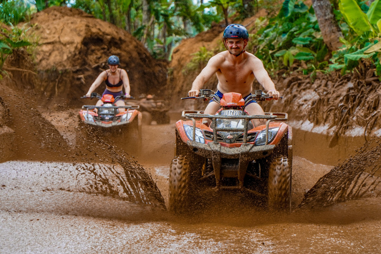 Ubud: ATV Adventure, Waterfalls, Temple, Monkey Forest Tour 60 Mins Duration (Single ATV)