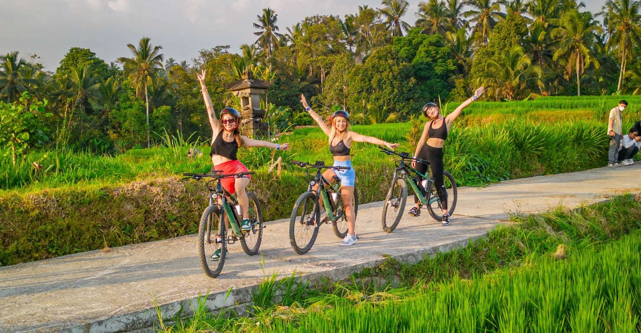 E-Bike, Ubud Reisterrassen & traditionelle Dörfer Radfahren - Hizvo