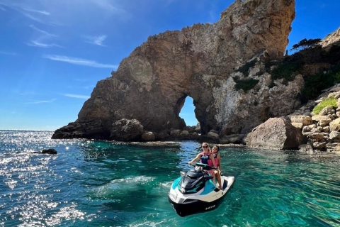 Ibiza: privé jetskitour met instructeur - Santa EulaliaPrivé jetski-tour van 2 uur