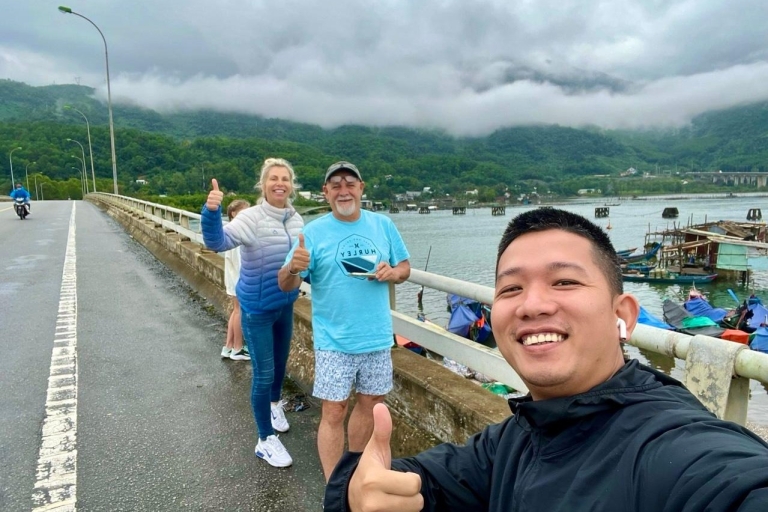 Von Hue nach Hoi An mit dem Privatwagen über den Hai Van Pass, die Goldene Brücke