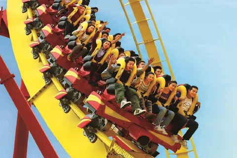 Hong Kong: Biglietto d'ingresso al parco oceanico e pasto fisso (Halal Friendly)