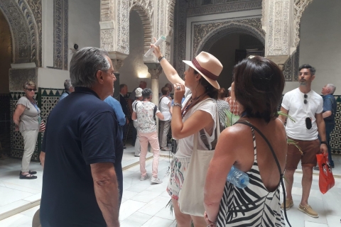 Sevilla: Rondleiding Koninklijk AlcazarEngelse rondleiding. Kaartjes inbegrepen