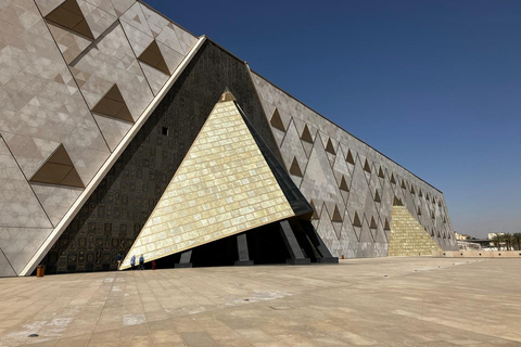 Hurghada to Cairo: Pyramids & Museum for First-Time Visitors Option 2 - The Grand Egyptian Museum (GEM) and Giza Pyramids