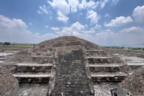 Pyramiderna i Teotihuacan: privat tur från Mexico City