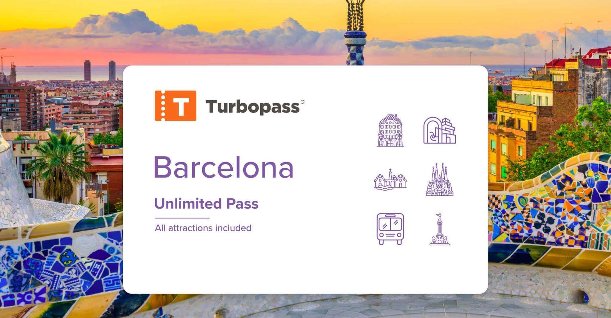Barcelona Unlimited Pass: 40+ Top Sights & Sagrada Familia