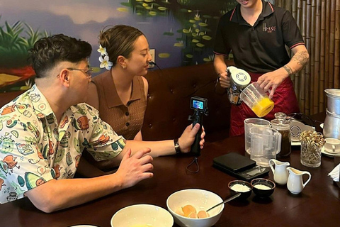 HCMc Egg Coffee Class in 1 hour with local intructor & snack