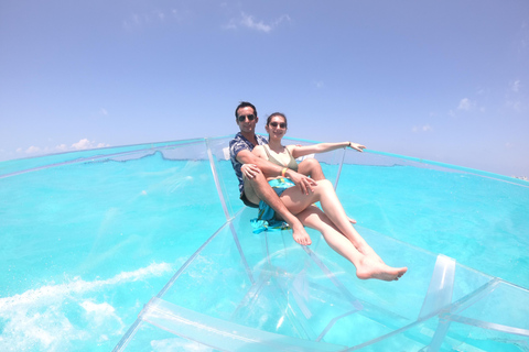 Cancun: ClearBoat Tour of the Caribbean Sea