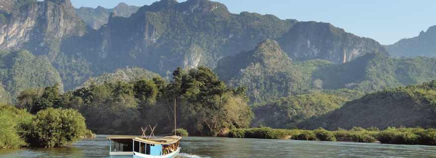 Huay Xai : croisière d'une journée sur le Mékong vers Luang Prabang et les grottes