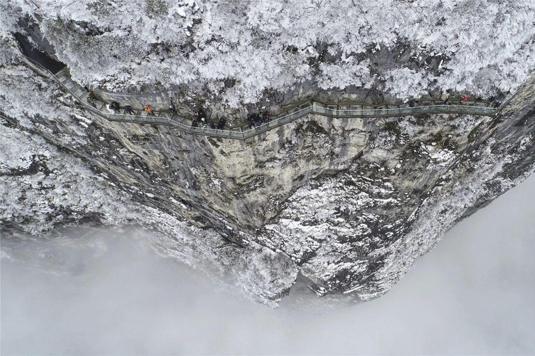 Zhangjiajie Heights: Glass Bridge & Tianmen Light Show